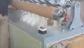 Cardboard tube machine