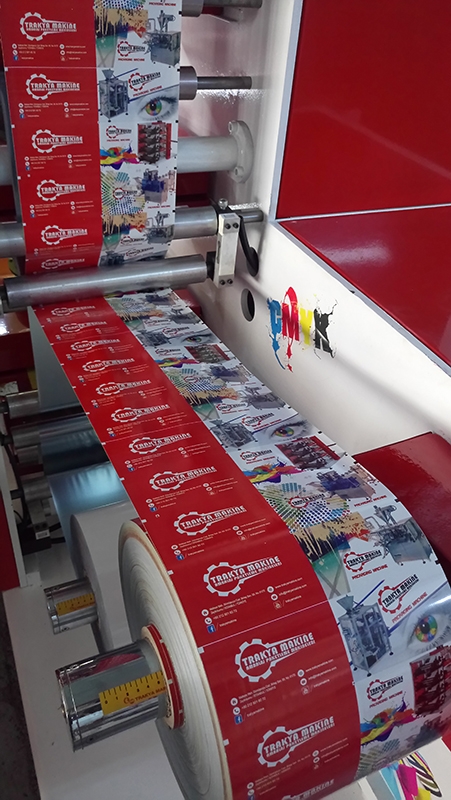 printing press 4 color flexo printing press Trakya Makine 43A